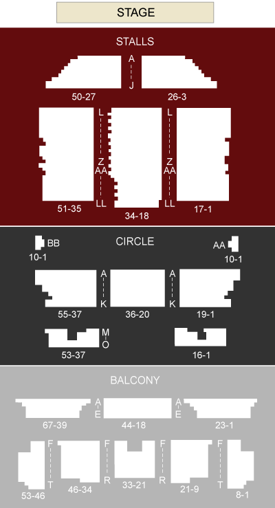 Edinburgh Playhouse Theatre Edinburgh, Scotland - seating chart and stage